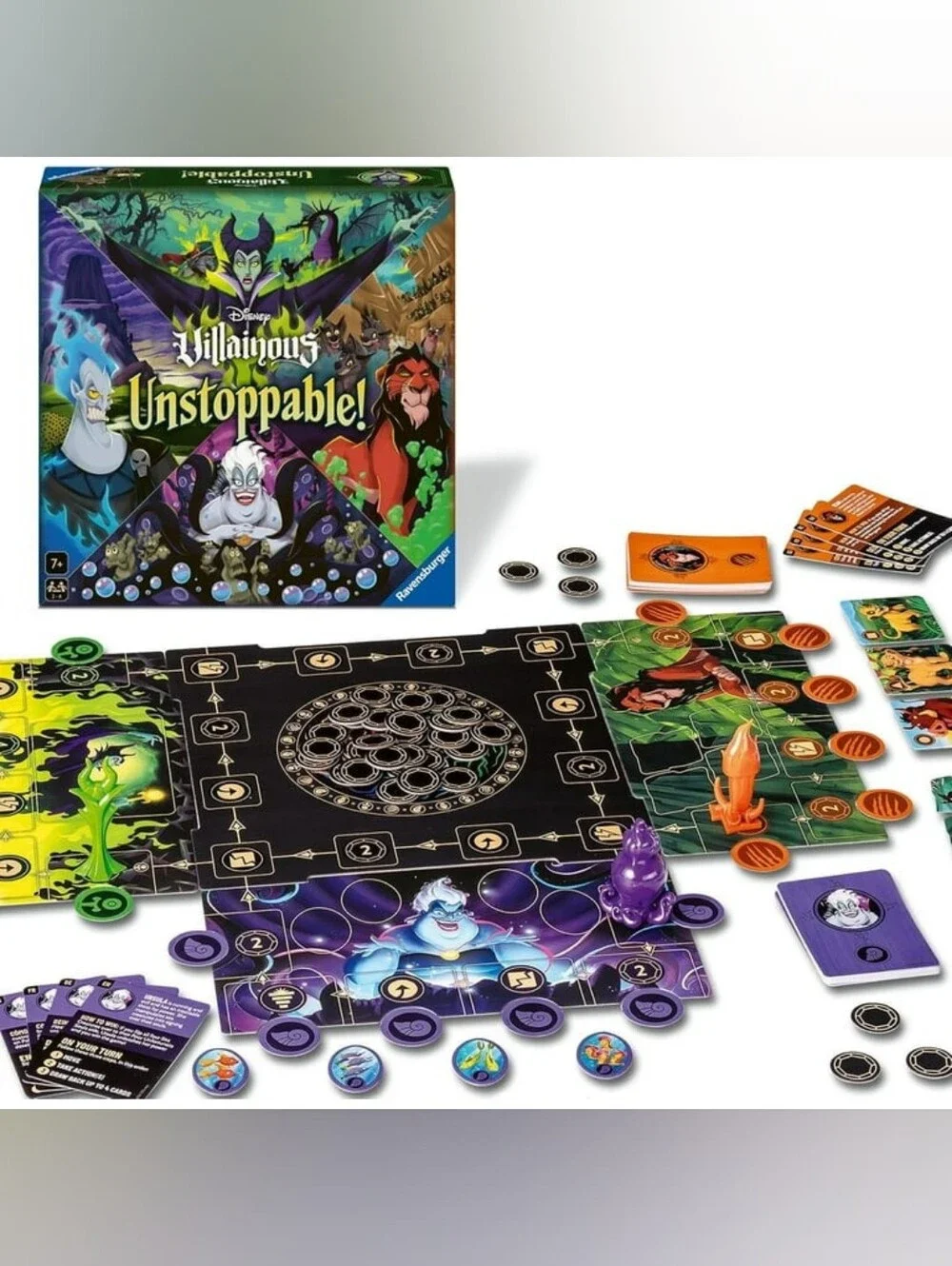 NIB Disney Villainous: Unstoppable! Strategy Board Game by Ravensburger